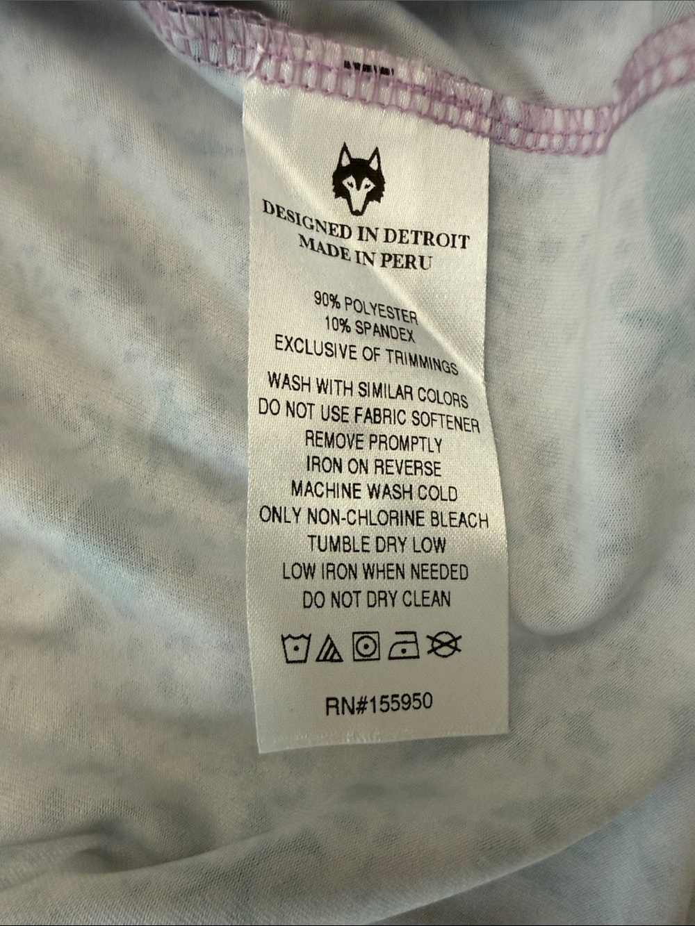 Greyson Animal Pattern Men’s Golf Polo Short Sleeve Size Large Purple Blue - Picture 7 of 9